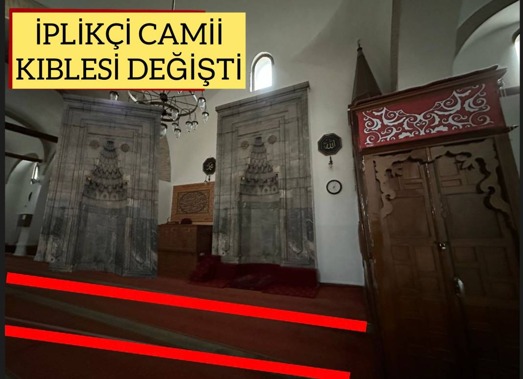 750 yıllık Konya İplikçi Camii’nin kıblesi değişti 3